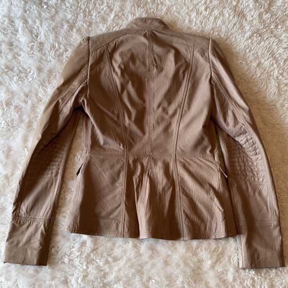 Boss Orange Leather Military Jacket - Picture 4 of 4